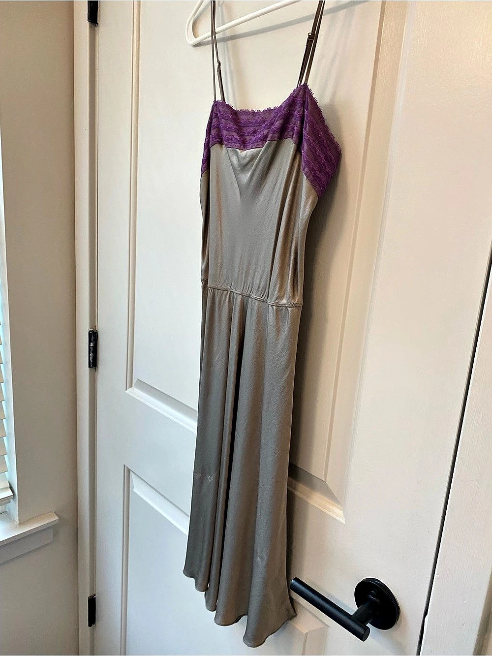Free People Maxi Dress Purple Gray Size XS Like New